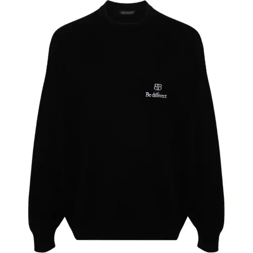 Balenciaga Sweater Loose Fit Men's Black