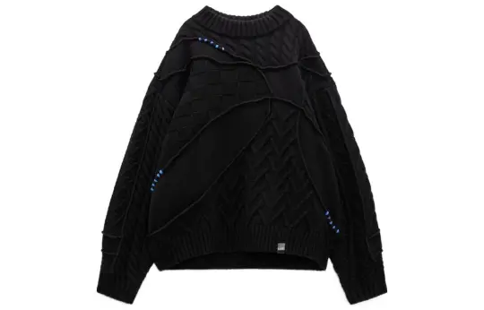 ADER ERROR X Zara Oversized Patchwork Knit Mens Sweater
