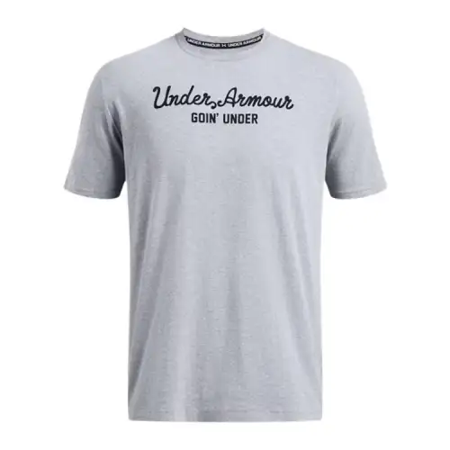Under Armour ScriptWordmark T Shirt Men's Gray