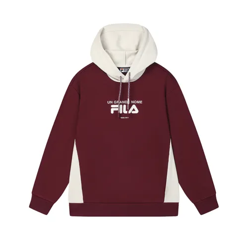 FILA ORIGINALE Sweatshirt Men's Tree Grape Burgundy