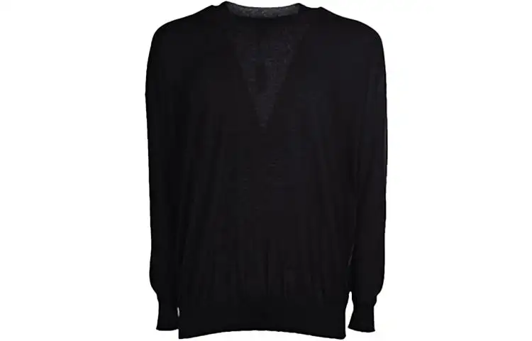LOEWE Sweaters Men's Black Crew Neck Moderate