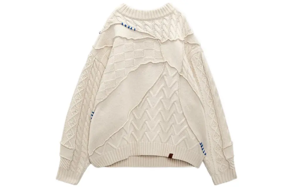 ADER ERROR X Zara Oversized Patchwork Knit Sweater