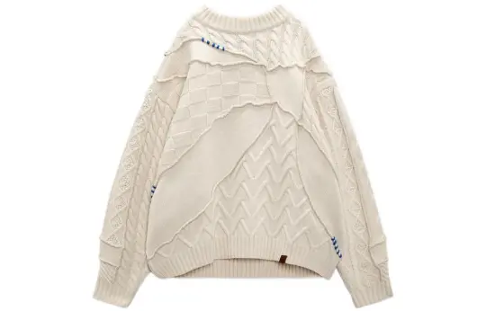 ADER ERROR X Zara Oversized Patchwork Knit Sweater