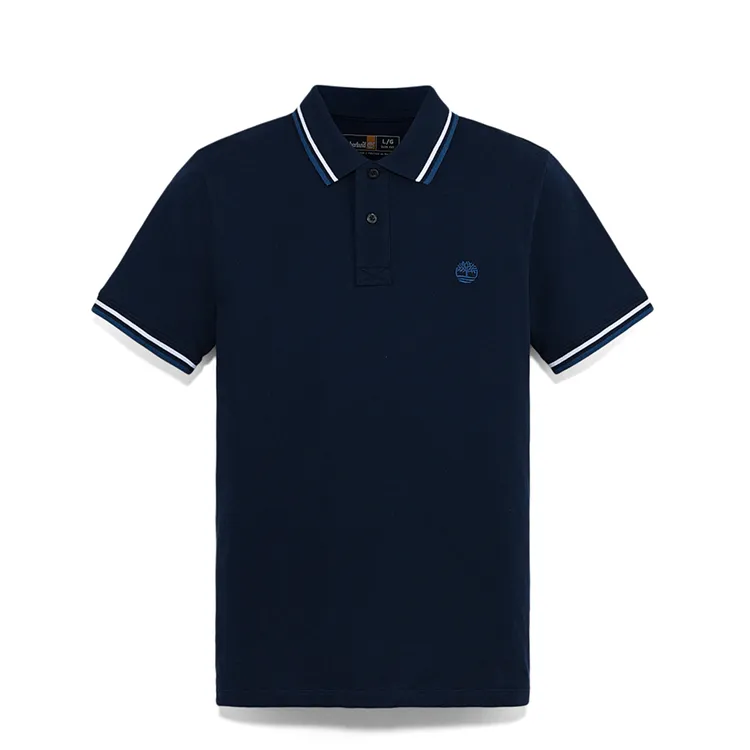 Timberland Polo Shirt Men's Navy Blue