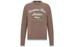 DIOR Quarterly New Products Sweaters Men's Brown Crew Neck Moderate Other