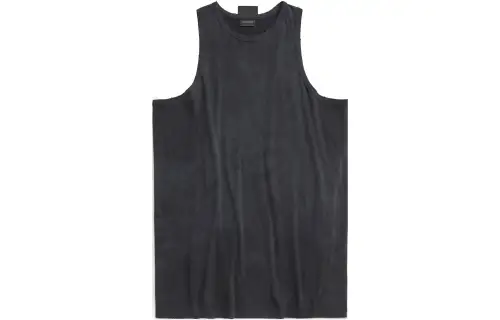 Balenciaga SS23 Tank Top Loose Fit Men's Black