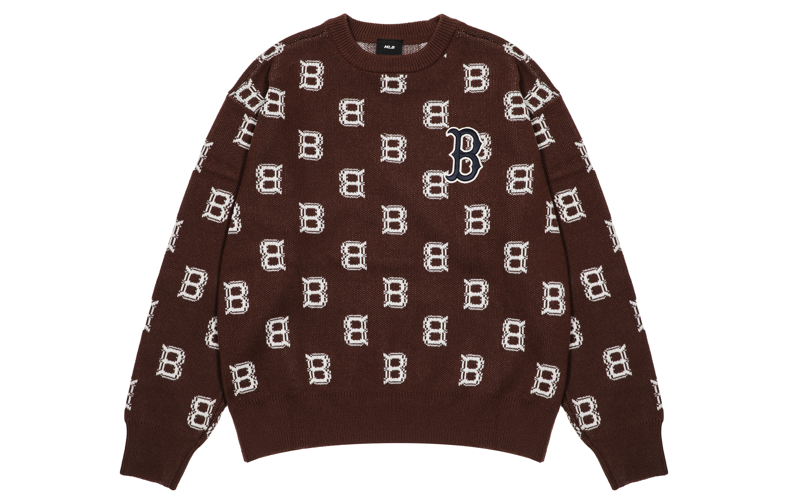 Свитер MLB FW22 logo (коричневый)