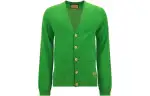 GUCCI Horsebit-Detail V-Neck Cardigan