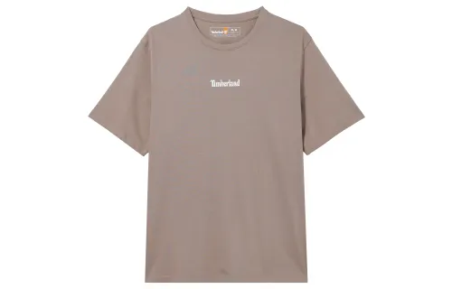 Timberland T Shirts Men's Brown Crew Neck Moderate