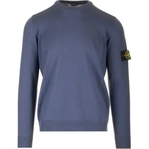 STONE ISLAND Logo Patch Crewneck Jumper