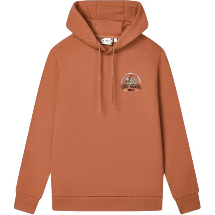 Мужское худи Fila x Руссо (оранжевое)