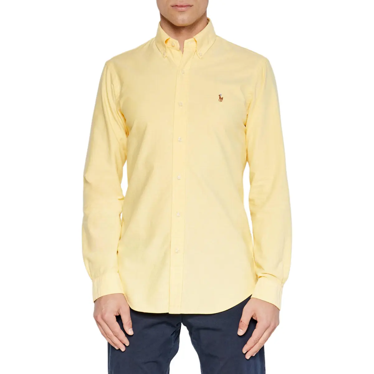 Polo Ralph Lauren SS24 Shirt Classic Version Men's Yellow