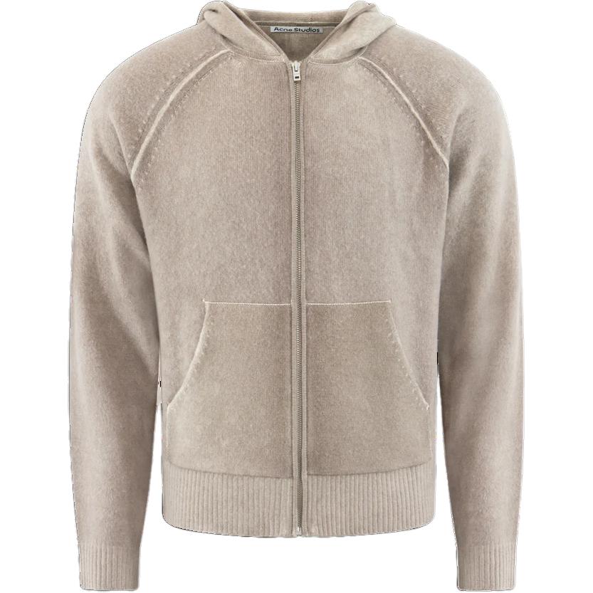 Мужской свитер Acne Wool Hooded (бежевый)