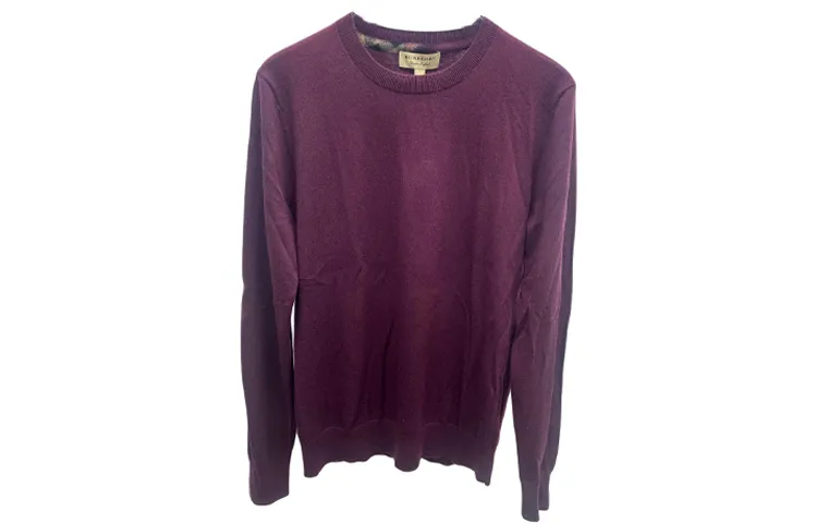 Burberry Sweater Men's Burgundy