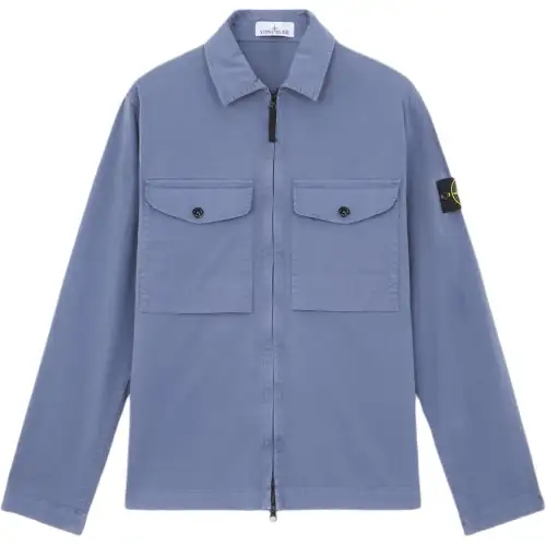 STONE ISLAND Compass badge Shirt Jacket