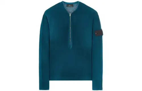 STONE ISLAND FW22 Loose Fit Knitwear Men's Blue