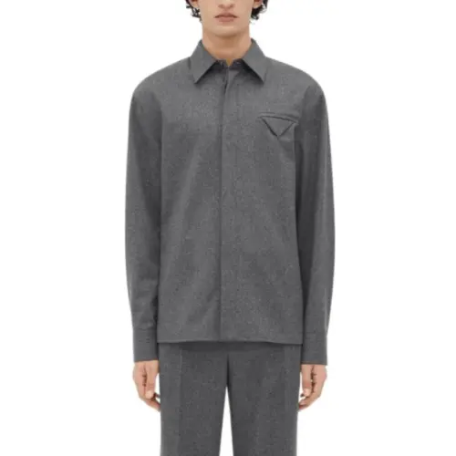 Bottega Veneta Regular Fit Flannel Shirt