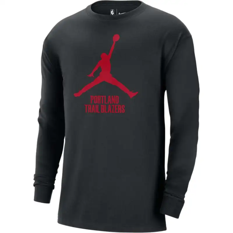 Jordan Portland Trail Blazers Essential Men's Jordan Nba Long Sleeve T Shirt