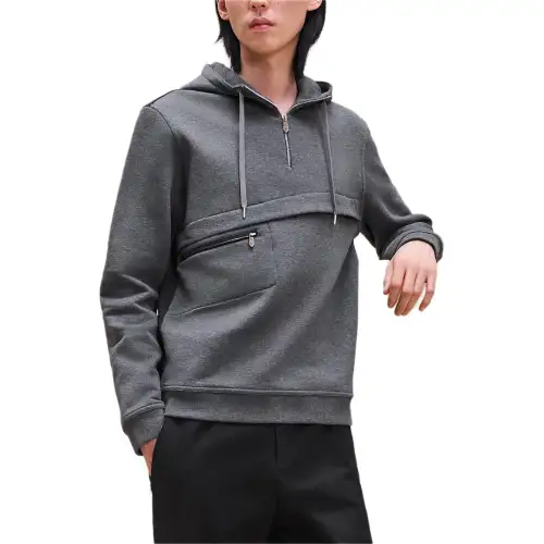 HERMES Sweatshirt Men's Charcoal Gray