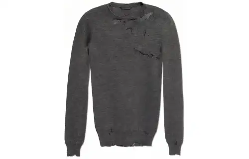 Balenciaga Distressed Knit Jumper