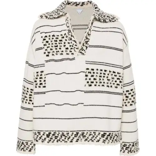 Bottega Veneta Striped Polo Jumper