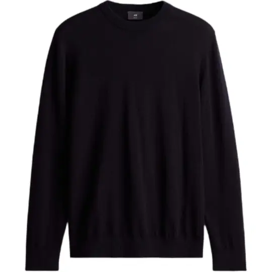 H&M Sweaters Men's Marine Blue Crew Neck Moderate Other