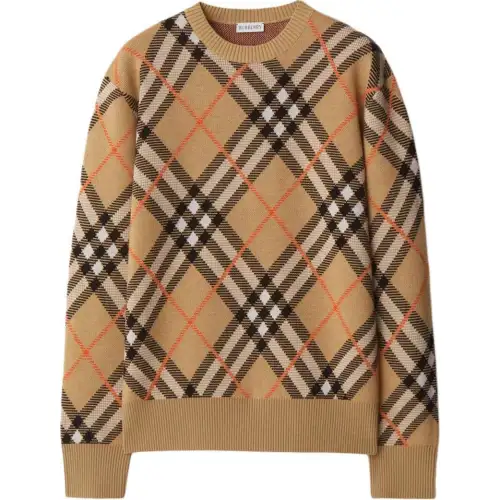 Burberry Nova Check long-sleeve jumper