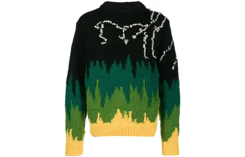 PRADA Sweaters Men's Multicolor Crew Neck Moderate