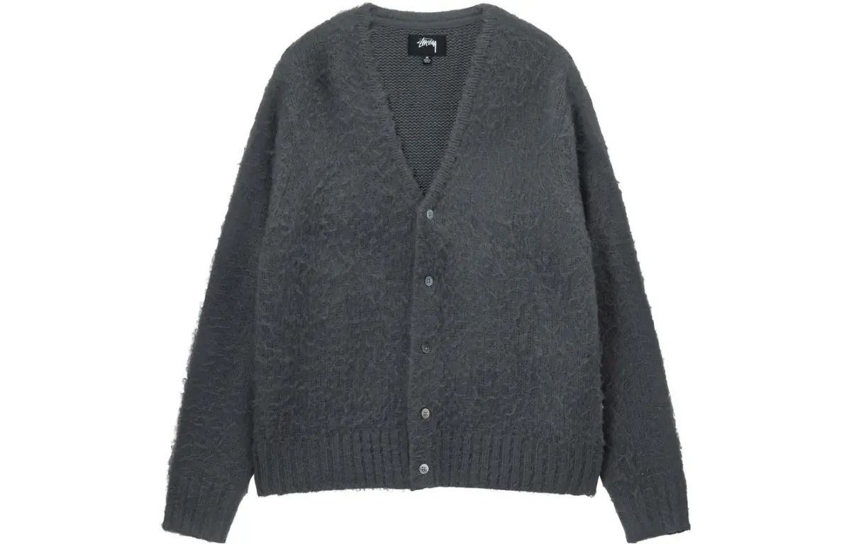 Stussy V-neck knit cardigan