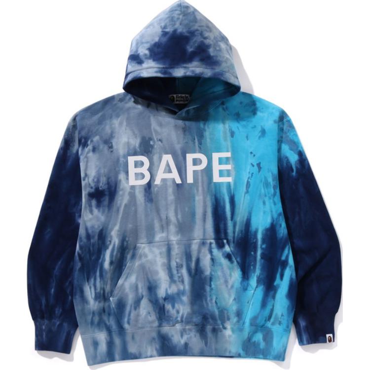 Мужское худи A BATHING APE Tie-Dye Print (разноцветное)
