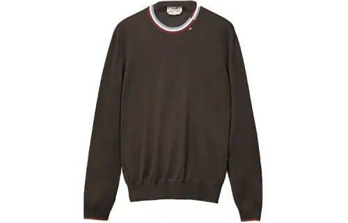 HERMES FW22 Sweater Men's Brown