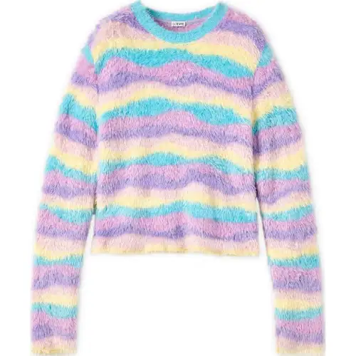 LOEWE Multicolour Stripe Knit Sweater
