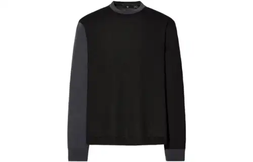UNIQLO X JIL SANDER Jil Sander Cashmere Sweaters Men's Black Crew Neck Moderate