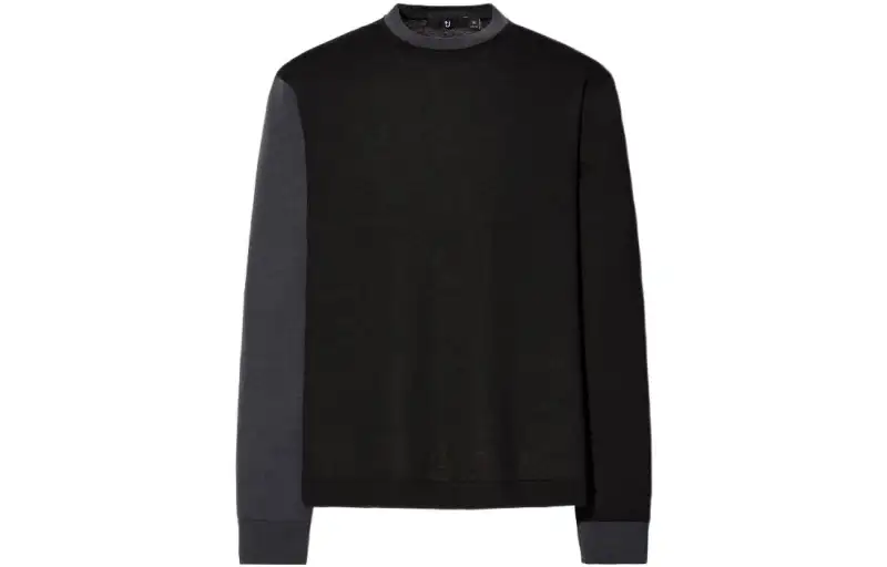 UNIQLO X JIL SANDER Jil Sander Cashmere Sweaters Men's Black Crew Neck Moderate