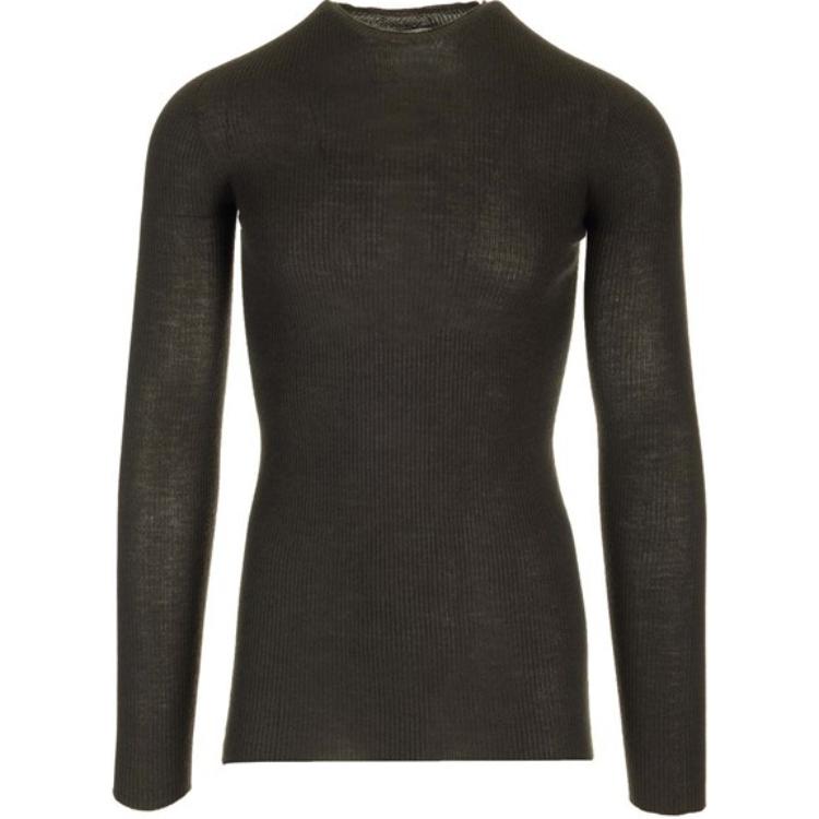 RICK OWENS Ribbed-Knit Crewneck Jumper