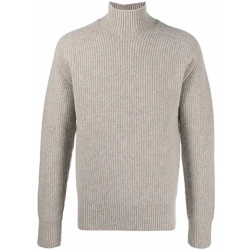 Bottega Veneta Sweaters Men's Gray Turtleneck Moderate