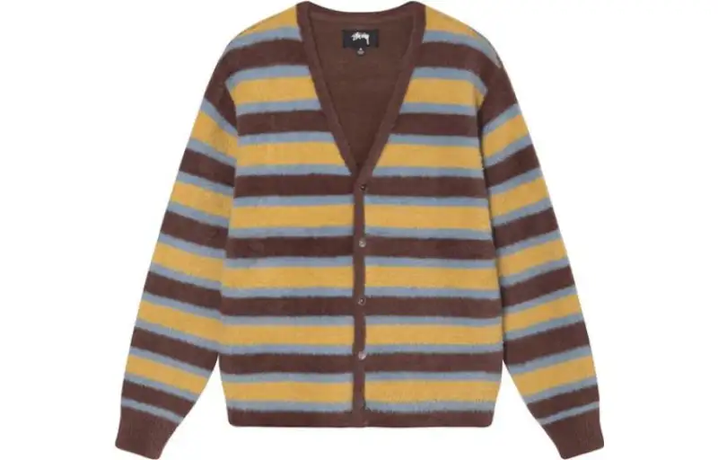 Stussy Striped Cardigan