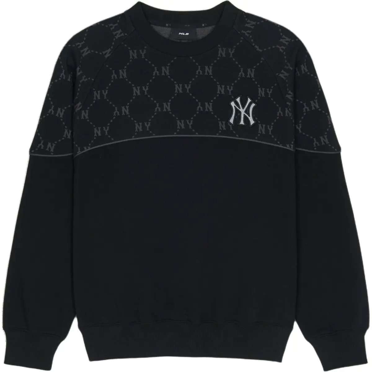 MLB New York Yankees Monogram Sweatshirt Unisex Black
