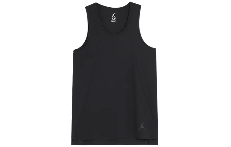 Jordan 23 LUX EXTENDED Tank Tops Men's Black Crew Neck Moderate Straight Fit