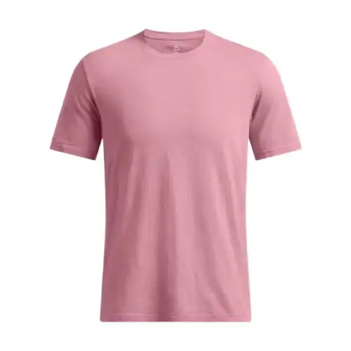 Under Armour IconCharged Cotton T Shirt Men's Pink