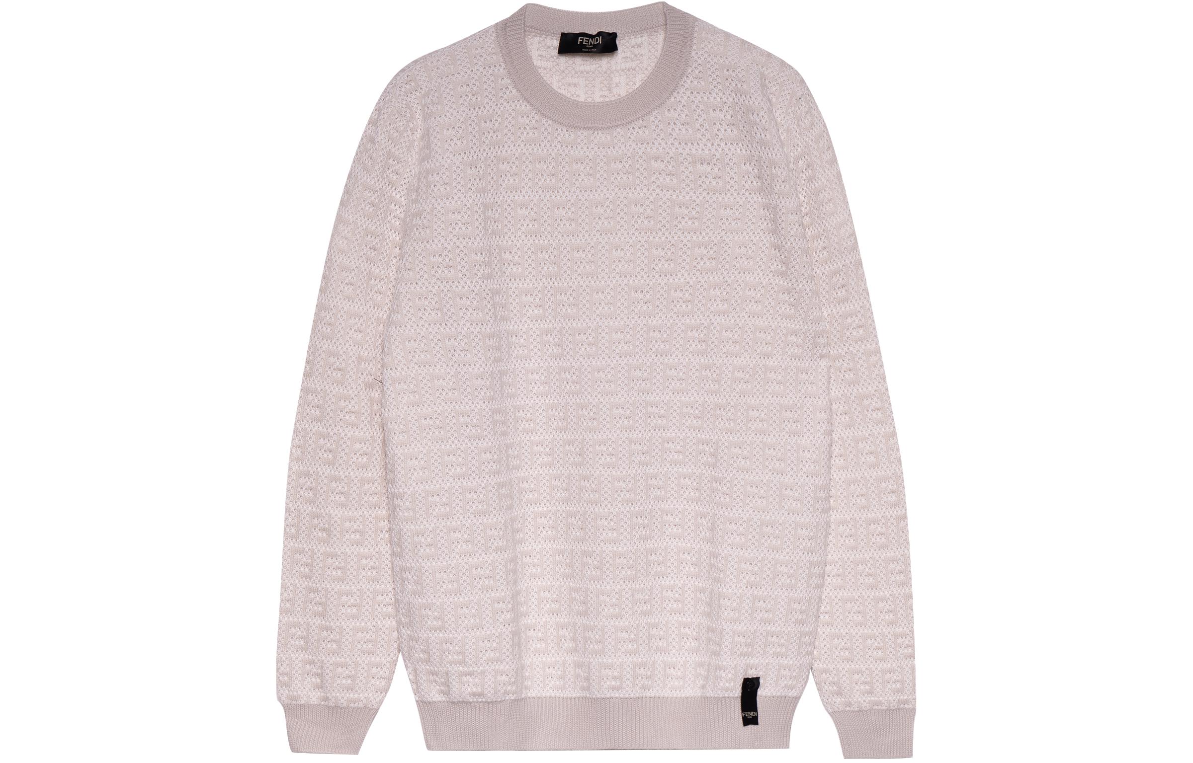 Мужской свитер Fendi Wool Sweater (розовый)