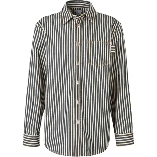 Bottega Veneta Striped Long-Sleeved Shirt