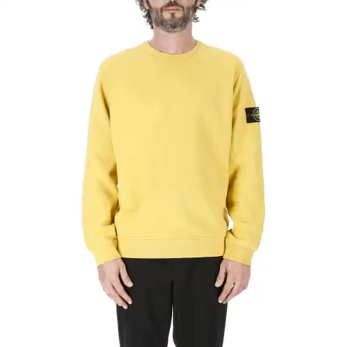 STONE ISLAND Logo Patch Zip Up Hoodie