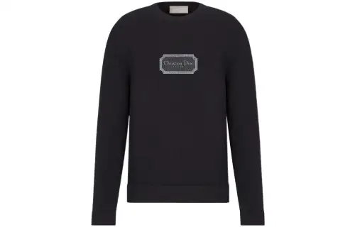 DIOR FW22 Cashmere Sweater Men's Black