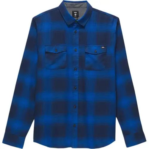 Vans Monterey Long Sleeve Shirt Men's Formalwear Blue