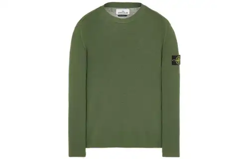 STONE ISLAND FW22 Sweater Men's Olive Green