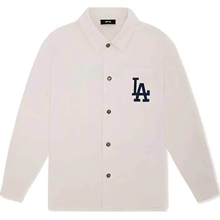 MLB Los Angeles Dodgers Varsity Shirt Unisex Dark Cream