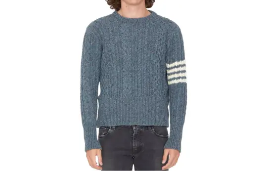 THOM BROWNE· FW22 Sweater Men's Blue