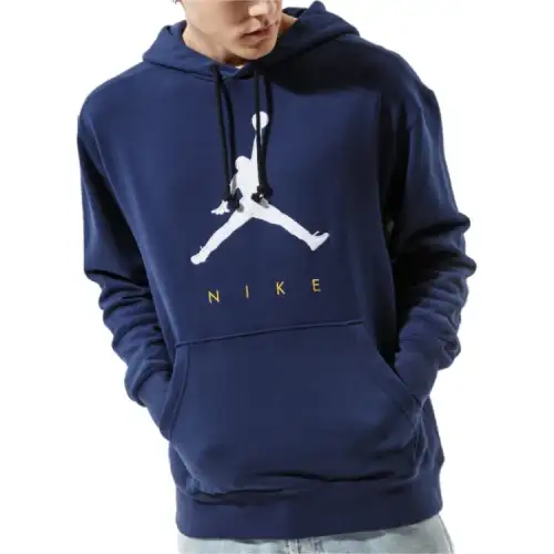 Jordan Apparel Sweatshirts Men's Blue Hooded Moderate