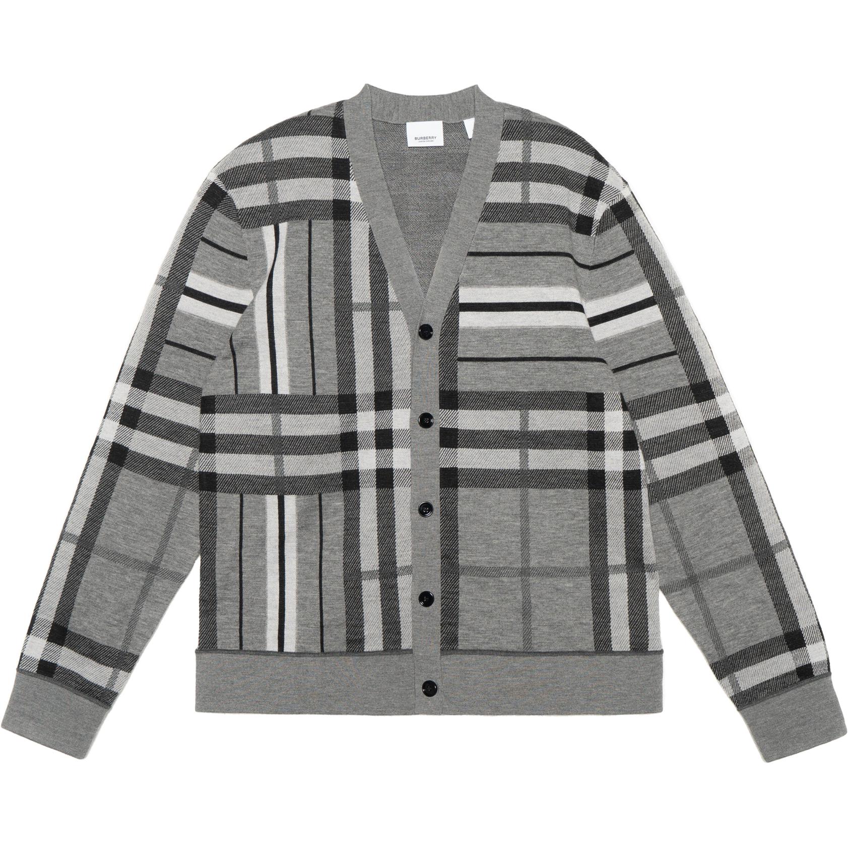 Мужской кардиган Burberry Burberry (серый)